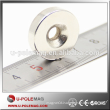 Super Strong 20x5mm Hole 5.2mm Ring Magnet with Countersink